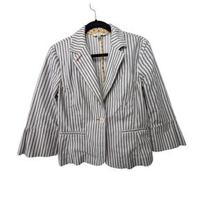 Cabi Nautical Stripe Jacket Ladies 8